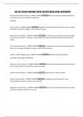 NE-BC EXAM BRAND NEW QUESTIONS AND ANSWERS
