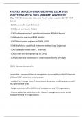 NAVSEA &lpar;NAVSEA ORGANIZATION&rpar; EXAM 2025 QUESTIONS WITH 100&percnt; VERIFIED ANSWERS&excl;&excl;
