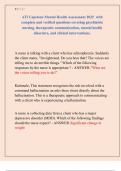 ATI CAPSTONE MENTAL HEALTH BUNDLED EXAMS LATEST 2025 ACTUAL EXAM ALL  QUESTIONS AND CORRECT DETAILED ANSWERS WITH RATIONALES &lpar;VERIFIED ANSWERS&rpar; &vert;ALREADY GRADED A&plus;