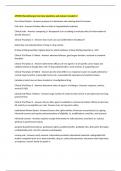 APHON Chemotherapy Overview Questions and Answers Graded A&plus;