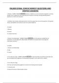 PALMER &lpar;FINAL COACH&rpar; NEWEST QUESTIONS AND VERIFIED ANSWERS