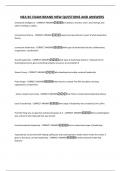 NEA BC EXAM BRAND NEW QUESTIONS AND ANSWERS