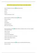 SGE First Aid Exam Questions with Correct Answers&vert; Latest Update Graded A&plus;