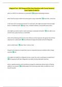Lifeguard Test - SGE Starguard Elite Exam Questions with Correct Answers&vert;  Latest Update Graded A&plus; 
