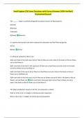 Small Engines CDE Exam Questions with Correct Answers 100&percnt; Verified&vert;  Guaranteed Success 