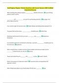 Small Engines Chapter 1 Review Questions with Correct Answers 100&percnt; Verified&vert;  Guaranteed Success