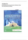 TEST BANK  for Understanding Pharmacology&colon; Essentials for Medication Safety 3rd Edition by M&period; Linda Workman PhD RN FAAN &lpar;Author&rpar;&comma; Linda A&period; La Charity PhD RN &lpar;Author&rpar;Latest Version 2025&sol;2026 &lbrack;A&plus;&rsqb; All Chapters Fully Covered