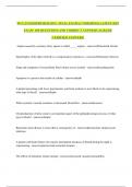 WCU PATHOPHYSIOLOGY  FINAL EXAM &lpar;2 VERSIONS&rpar; LATEST 2025 EXAM  400 QUESTIONS AND CORRECT ANSWERS AGRADE &vert;VERIFIED ANSWERS&vert;