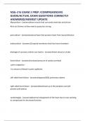 NSG-316 EXAM 3 PREP &sol;COMPREHENSIVE GUIDE&sol;ACTUAL EXAM QUESTIONS CORRECTLY ANSWERED&sol;NEWEST UPDATE