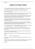 SCMN 3710 FINAL EXAM