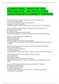 ILLINOIS CRSS &ndash; PRACTICE TEST PREPARATION &ndash; MULTIPLE CHOICE QUESTIONS WITH CORRECT ANSWERS 