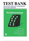 Social Psychology &ndash; 11th Edition &ndash; Elliot Aronson&comma; Timothy D&period; Wilson&comma; Robin M&period; Akert &ndash; Complete Test Bank