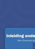 Due Diligence rapport Inleiding Ondernemingsrecht TiU 