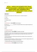   HCCA &ndash; HIPAA CHC EXAM STUDY PACK QUESTION BANK 4 VERSIONS OVER 2000  QUESTIONS AND ANSWERS WITH RATIONALES GUARANTEED PASS LATEST UPDATE