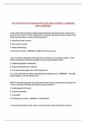 PSI FNP PRACTICE EXAM QUESTIONS AND CORRECT ANSWERS 100&percnt; VERIFIED&excl;&excl;