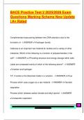 BACE Practice Test 2 2025&sol;2026 Exam  Questions Marking Scheme New Update  &vert; A&plus; Rated