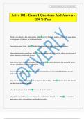 Astro 101 - Exam 1 Questions And Answers 100&percnt; Pass