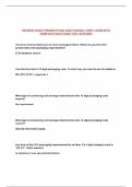DEFENSE BASIC PRESERVATION AND PACKING &lpar; CERT &rpar; EXAM WITH COMPLETE SOLUTIONS 100&percnt; VERIFIED&excl;&excl;