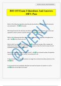 BIO 155 Exam 2 Questions And Answers 100&percnt; Pass