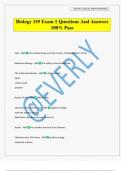BIO 155 Exams Package Deal Questions and Verified Answers &lpar;2025 &sol; 2026&rpar;