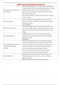 DSM 5 Exam Questions & Answers