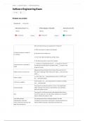 Software Engineering Exam COMPLETE REAL EXAM QUESTIONS AND CORRECT ANSWERS &lowbar;VERIFIED