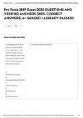 Pro Tools 210P Exam 2025 QUESTIONS AND VERIFIED ANSWERS &lpar;100&percnt; CORRECT ANSWERS&rpar; A&plus; GRADED &vert; ALREADY PASSED&excl;&excl;