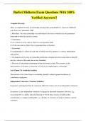 Barbri Midterm Exam Questions With 100% Verified Answers!!
