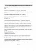 ND Post Exam Study Guide Questions with Verified Answers&period;