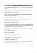 SCCJA BLE Pre-Academy Cumulative Study Guide - Notes