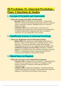 IB Psychology SL &ndash; Abnormal Psychology Paper 2 &ndash; Full List of Exam Questions&comma; Studies&comma; and Theories &lpar;2023-2024&rpar;