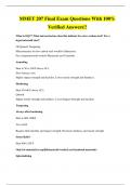 MMET 207 Final Exam Questions With 100&percnt; Verified Answers&excl;&excl;