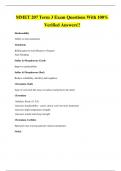 MMET 207 Term 3 Exam Questions With 100&percnt; Verified Answers&excl;&excl;