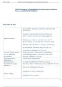 NUR-641E Advanced Pathophysiology and Pharmacology for the Nurse  Educator QUESTIOS AND ANSWERS
