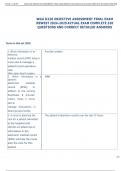 WGU D220 OBJECTIVE ASSESSMENT FINAL EXAM  NEWEST 2024-2025 ACTUAL EXAM COMPLETE 320  QUESTIONS AND CORRECT DETAILED ANSWERS