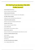 PGY 502 Prep Exam Questions With 100&percnt; Verified Answers&excl;&excl;