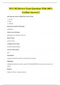 PGY 502 Review Exam Questions With 100&percnt; Verified Answers&excl;&excl;