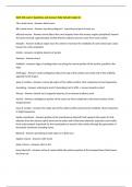 SLHS 305 exam 1 Questions and Answers Fully Solved Graded A&plus;