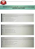 HESI Rn Exit Exam V1 With 100&percnt; Correct Answers &vert; Latest Version &lpar;2024&sol;2025&rpar; Expert Verified