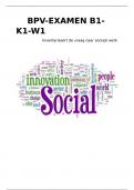 BPV-examen B1-K1-W1&comma; inventariseert de vraag naar sociaal werk