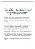 MIS 6 Bidgoli Chapter 8&comma; MIS Chapter 14&comma; MIS Chapter 12&comma; MIS Chapter 11&comma; MIS 6 Bidgoli Chapter 10&comma; MIS Chapter 9 Questions And Answers