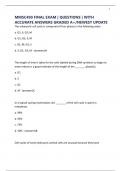 MMSC490 FINAL EXAM &vert; QUESTIONS &vert; WITH ACCURATE ANSWERS GRADED A&plus;&sol;NEWEST UPDATE