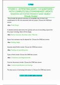 Studio 2 &vert; Estimating Exam &vert; 114 Questions with Complete Solutions &vert; 2025&ndash;2026 Update