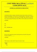 CSUF ISDS 361A Final Exam &ndash; Complete Conceptual Q&A Review