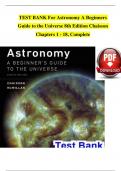 Test Bank for Astronomy&colon; A Beginner&rsquo;s Guide to the Universe&comma; 8th Edition by Eric Chaisson and Steve McMillan &lpar;Chapters 1&ndash;18&comma; Complete&rpar;