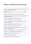 Module 1 Algorithms and Flowcharting questions and answers