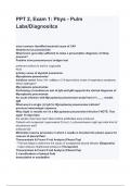 PPT 2&comma; Exam 1 Phys - Pulm Labs Diagnositcs questions and answers
