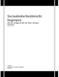 Socialezekerheidsrecht goedbegrepen - Samenvatting