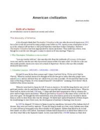 LEA - Semestre1 - American Civilization