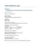 International Business Law Summary : Chapters 1,4, 7, 9, 10, 11 + Extra's from teacher